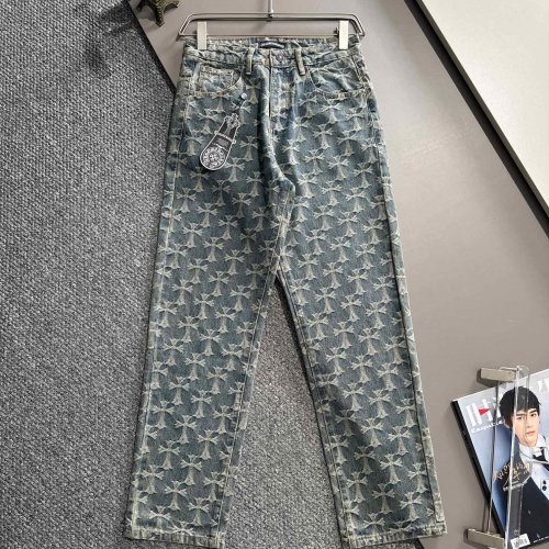 Chrome Hearts Jeans For Men #1263297 $82.00 USD, Wholesale Replica Chrome Hearts Jeans