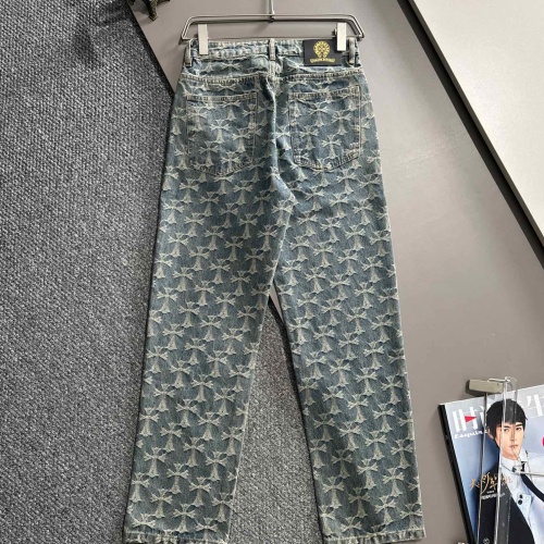 Replica Chrome Hearts Jeans For Men #1263297 $82.00 USD for Wholesale