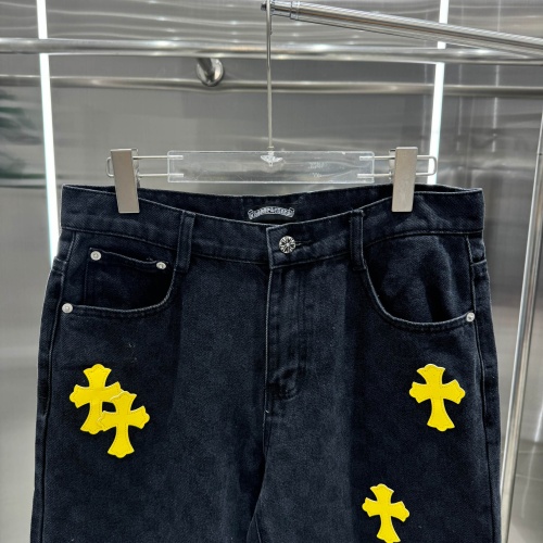 Replica Chrome Hearts Jeans For Unisex #1263304 $60.00 USD for Wholesale