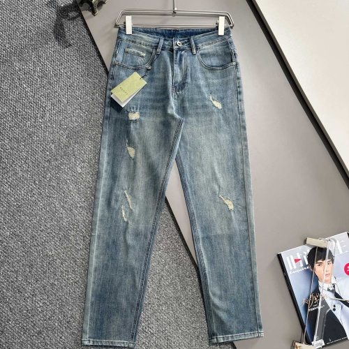 Replica Gucci Jeans For Men #1263313 $82.00 USD for Wholesale