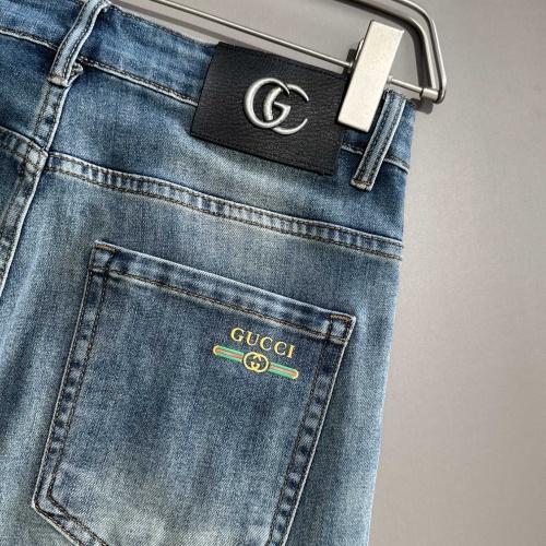 Replica Gucci Jeans For Men #1263313 $82.00 USD for Wholesale