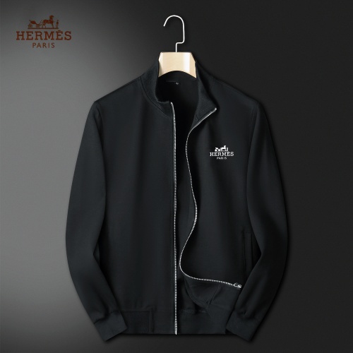 Replica Hermes Tracksuits Long Sleeved For Men #1263353 $80.00 USD for Wholesale