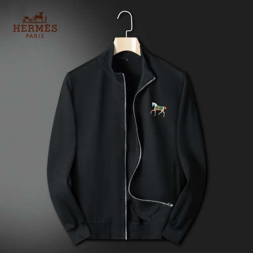 Replica Hermes Tracksuits Long Sleeved For Men #1263377 $80.00 USD for Wholesale