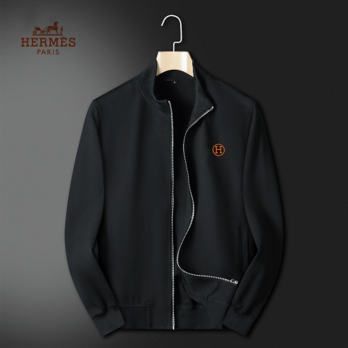 Replica Hermes Tracksuits Long Sleeved For Men #1263379 $80.00 USD for Wholesale