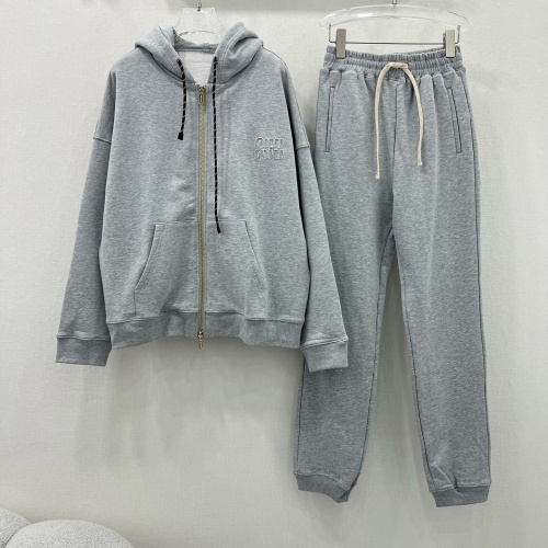 MIU MIU Tracksuits Long Sleeved For Women #1263419 $125.00 USD, Wholesale Replica MIU MIU Tracksuits