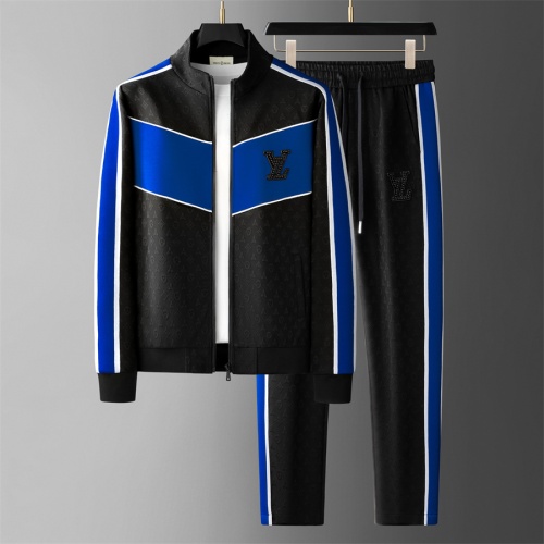 Louis Vuitton LV Tracksuits Long Sleeved For Men #1263425 $88.00 USD, Wholesale Replica Louis Vuitton LV Tracksuits