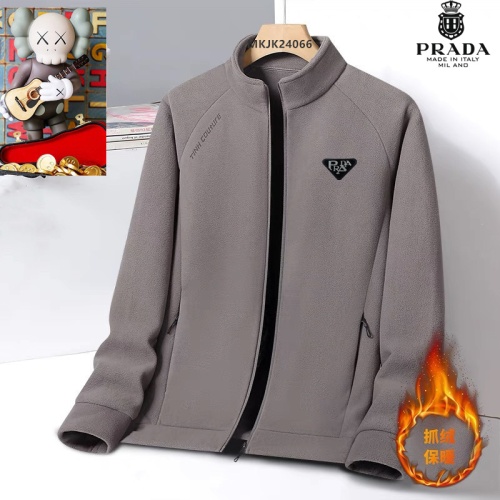 Prada Jackets Long Sleeved For Men #1263437 $64.00 USD, Wholesale Replica Prada Jackets