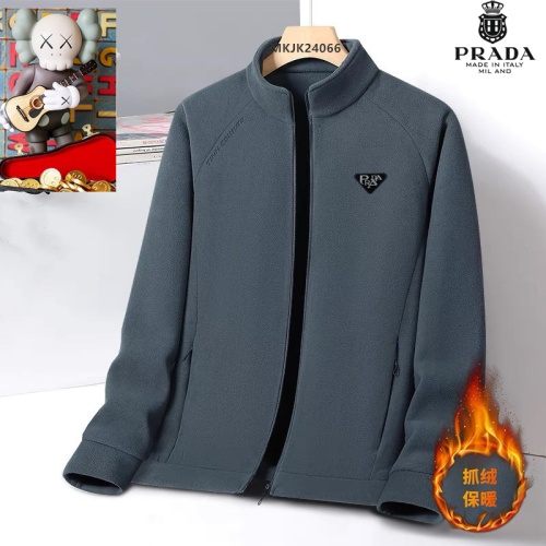 Prada Jackets Long Sleeved For Men #1263438 $64.00 USD, Wholesale Replica Prada Jackets