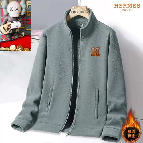 Hermes Jackets Long Sleeved For Men #1263453 $64.00 USD, Wholesale Replica Hermes Jackets