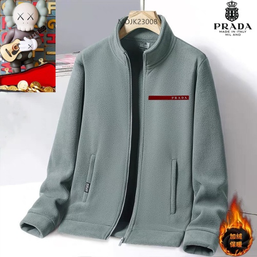 Prada Jackets Long Sleeved For Men #1263480 $64.00 USD, Wholesale Replica Prada Jackets