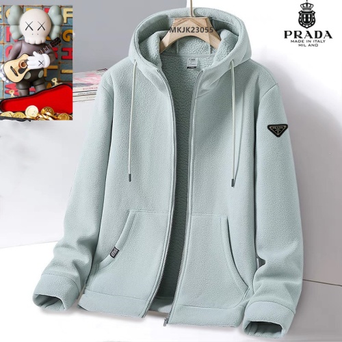 Prada Jackets Long Sleeved For Men #1263498 $64.00 USD, Wholesale Replica Prada Jackets