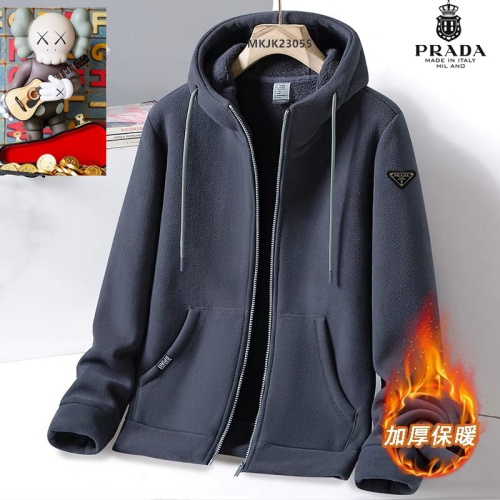 Prada Jackets Long Sleeved For Men #1263501 $64.00 USD, Wholesale Replica Prada Jackets