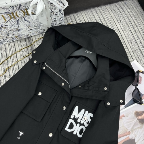 Replica Christian Dior Jackets Long Sleeved For Women #1263543 $108.00 USD for Wholesale