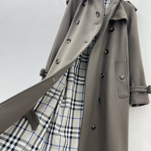 Replica Burberry Trench Coat Long Sleeved For Women #1263607 $225.00 USD for Wholesale