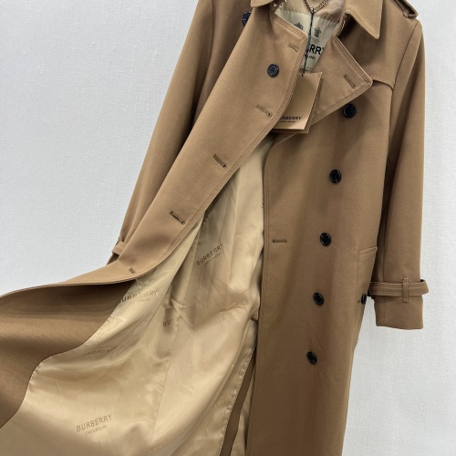 Replica Burberry Trench Coat Long Sleeved For Women #1263609 $202.00 USD for Wholesale