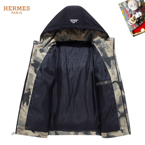 Replica Hermes Jackets Long Sleeved For Men #1263631 $72.00 USD for Wholesale