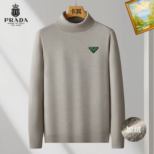 Prada Sweater Long Sleeved For Men #1263663 $48.00 USD, Wholesale Replica Prada Sweater