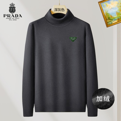 Prada Sweater Long Sleeved For Men #1263664 $48.00 USD, Wholesale Replica Prada Sweater