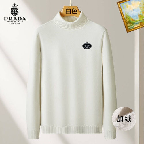 Prada Sweater Long Sleeved For Men #1263702 $48.00 USD, Wholesale Replica Prada Sweater