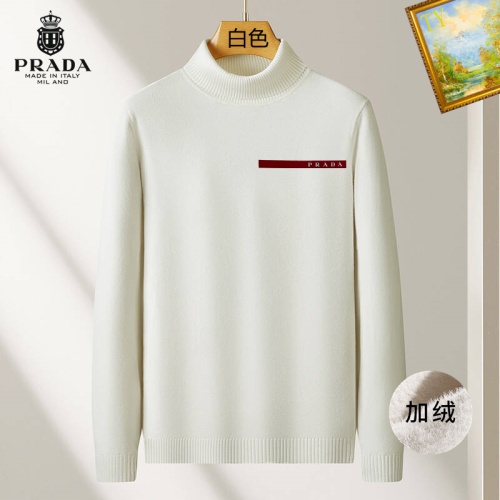 Prada Sweater Long Sleeved For Men #1263710 $48.00 USD, Wholesale Replica Prada Sweater