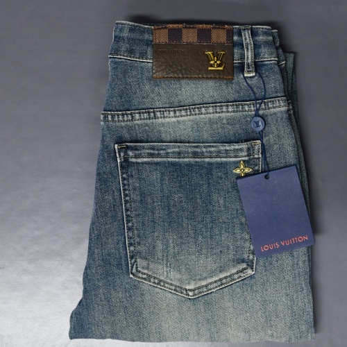 Louis Vuitton LV Jeans For Men #1263734 $56.00 USD, Wholesale Replica Louis Vuitton LV Jeans