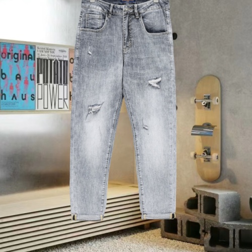 Replica Louis Vuitton LV Jeans For Men #1263742 $56.00 USD for Wholesale