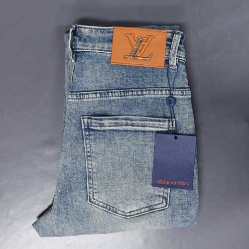 Louis Vuitton LV Jeans For Men #1263744 $56.00 USD, Wholesale Replica Louis Vuitton LV Jeans