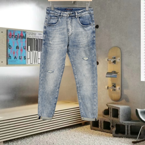 Replica Louis Vuitton LV Jeans For Men #1263744 $56.00 USD for Wholesale