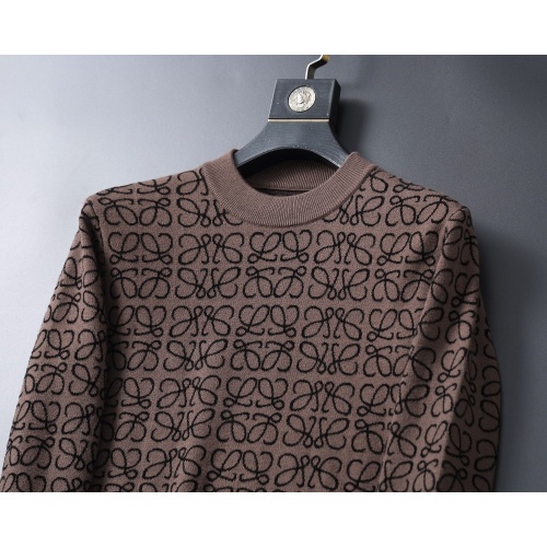 Replica LOEWE Sweaters Long Sleeved For Men #1263757 $48.00 USD for Wholesale