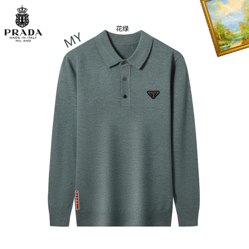 Prada Sweater Long Sleeved For Men #1263865 $42.00 USD, Wholesale Replica Prada Sweater