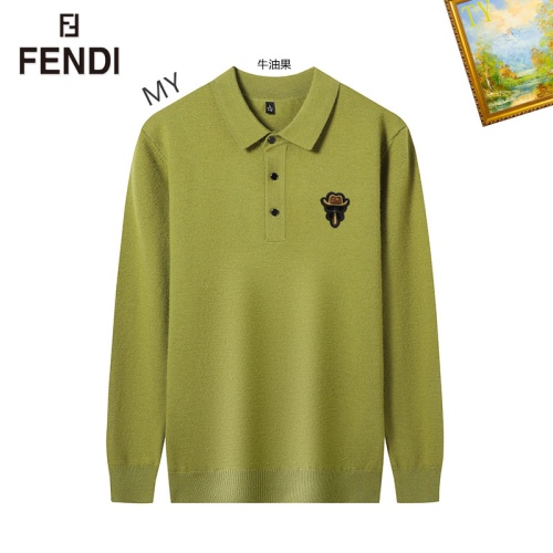 Fendi Sweaters Long Sleeved For Men #1263869 $42.00 USD, Wholesale Replica Fendi Sweaters