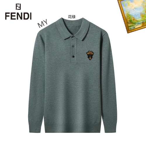 Fendi Sweaters Long Sleeved For Men #1263870 $42.00 USD, Wholesale Replica Fendi Sweaters