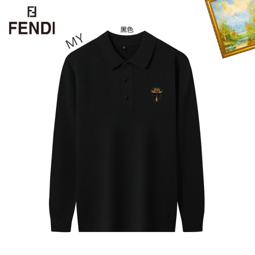 Fendi Sweaters Long Sleeved For Men #1263872 $42.00 USD, Wholesale Replica Fendi Sweaters