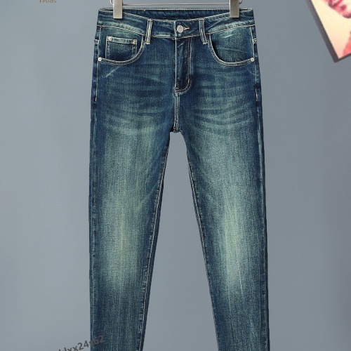 Replica Balenciaga Jeans For Men #1263913 $42.00 USD for Wholesale