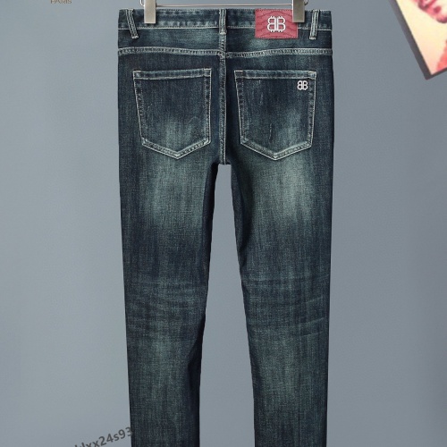 Replica Balenciaga Jeans For Men #1263914 $42.00 USD for Wholesale