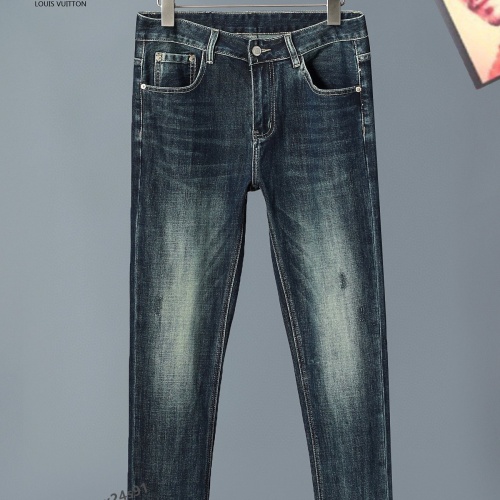 Replica Louis Vuitton LV Jeans For Men #1263915 $42.00 USD for Wholesale