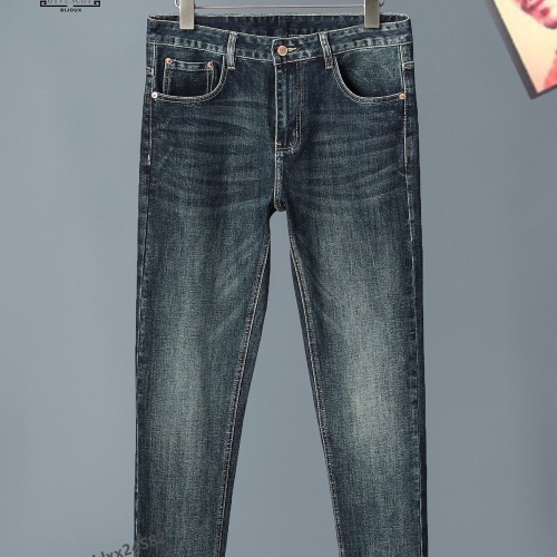 Replica Givenchy Jeans For Men #1263918 $42.00 USD for Wholesale