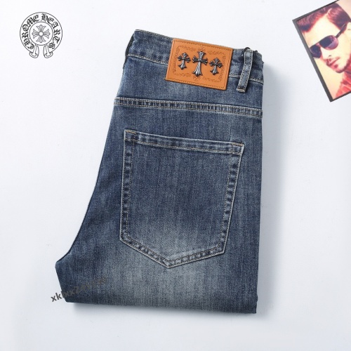 Chrome Hearts Jeans For Men #1263920 $42.00 USD, Wholesale Replica Chrome Hearts Jeans