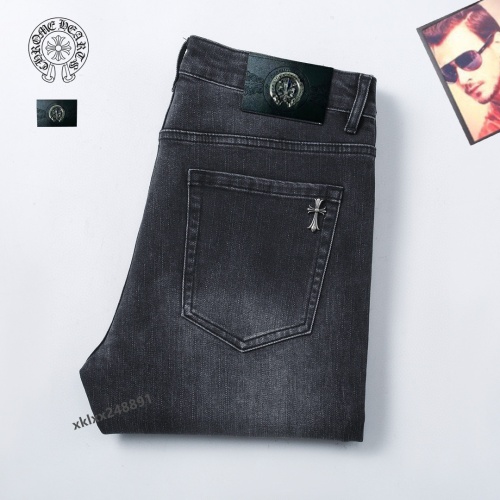 Chrome Hearts Jeans For Men #1263924 $42.00 USD, Wholesale Replica Chrome Hearts Jeans