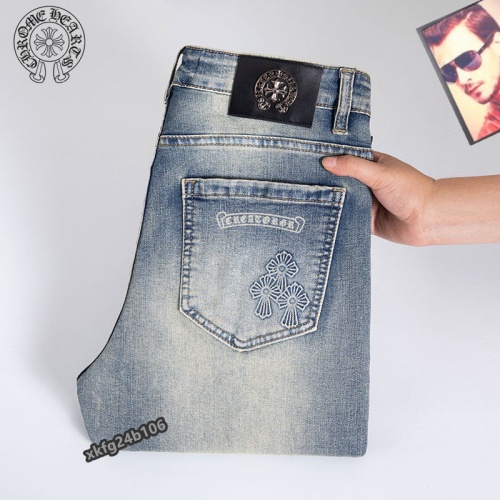 Chrome Hearts Jeans For Men #1263928 $42.00 USD, Wholesale Replica Chrome Hearts Jeans