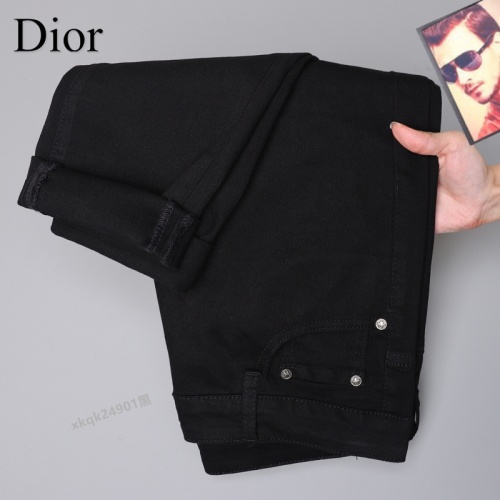 Replica Christian Dior Jeans For Men #1263929 $42.00 USD for Wholesale