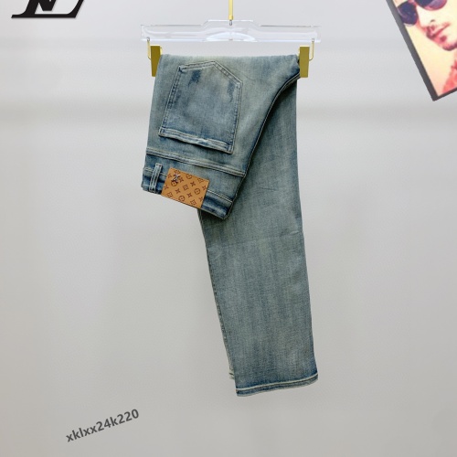 Replica Louis Vuitton LV Jeans For Men #1263935 $42.00 USD for Wholesale