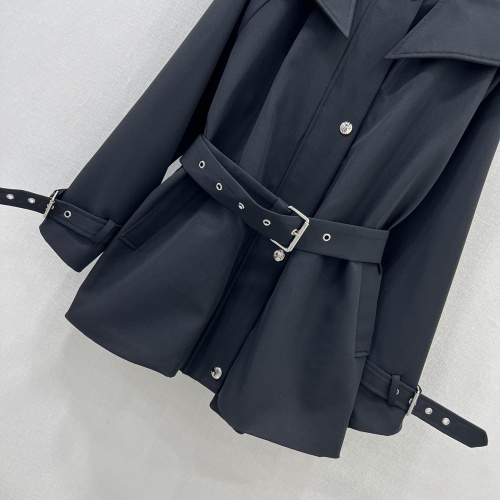 Replica Christian Dior Coat Long Sleeved For Women #1263946 $108.00 USD for Wholesale