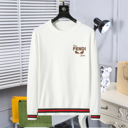 Fendi Sweaters Long Sleeved For Men #1263971 $45.00 USD, Wholesale Replica Fendi Sweaters