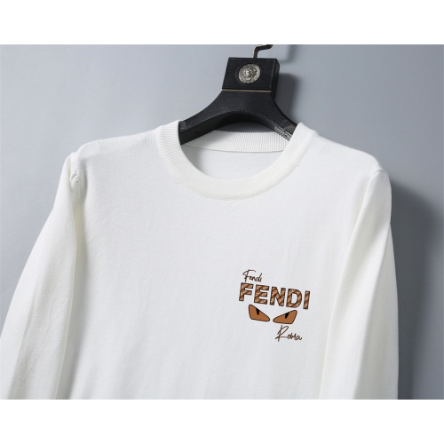 Replica Fendi Sweaters Long Sleeved For Men #1263971 $45.00 USD for Wholesale