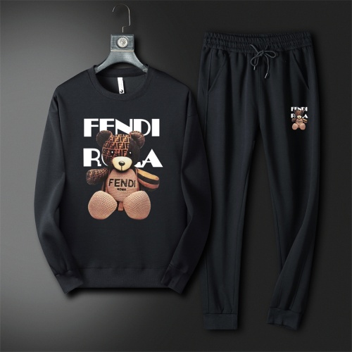 Fendi Tracksuits Long Sleeved For Men #1263987 $72.00 USD, Wholesale Replica Fendi Tracksuits