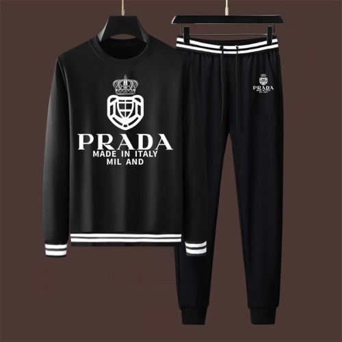 Prada Tracksuits Long Sleeved For Men #1263996 $88.00 USD, Wholesale Replica Prada Tracksuits