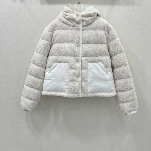 Moncler Down Feather Coat Long Sleeved For Women #1264007 $225.00 USD, Wholesale Replica Moncler Down Feather Coat