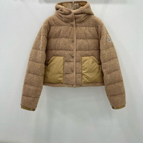 Moncler Down Feather Coat Long Sleeved For Women #1264008 $225.00 USD, Wholesale Replica Moncler Down Feather Coat