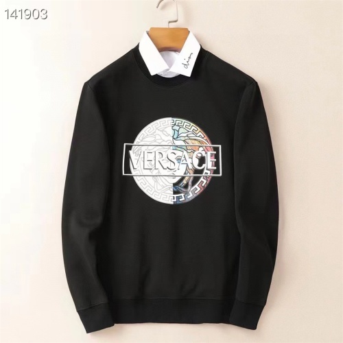 Versace Hoodies Long Sleeved For Men #1264011 $48.00 USD, Wholesale Replica Versace Hoodies